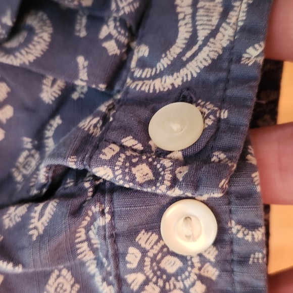Woolrich's vintage paisley printed  button down - Picture 4 of 5